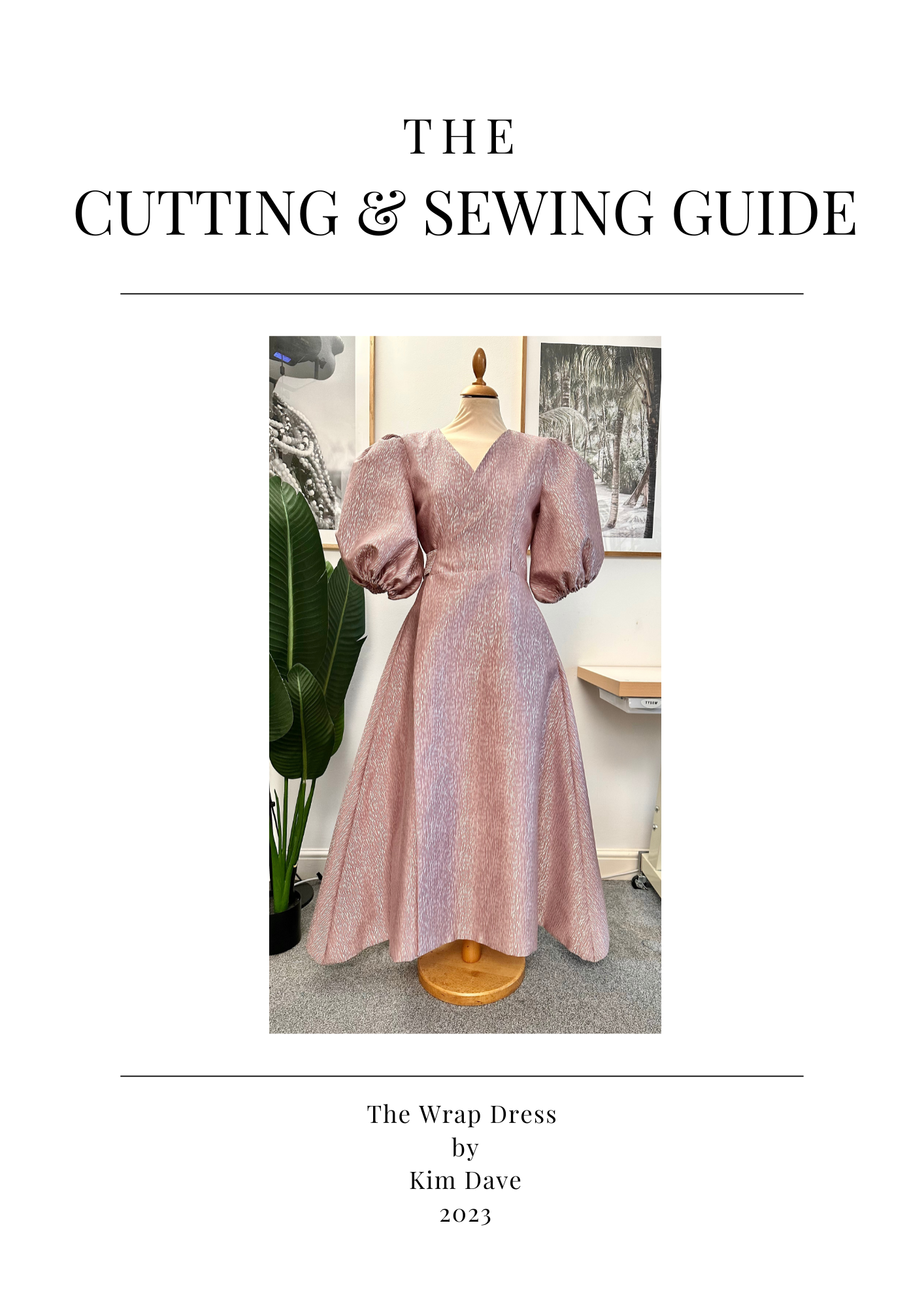 white christmas dresses Wrap Dress Cutting and Sewing Guide – Kim Dave