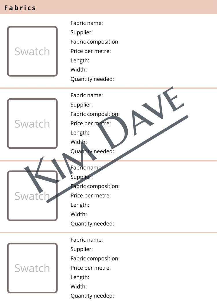 Kim Dave Design Planner