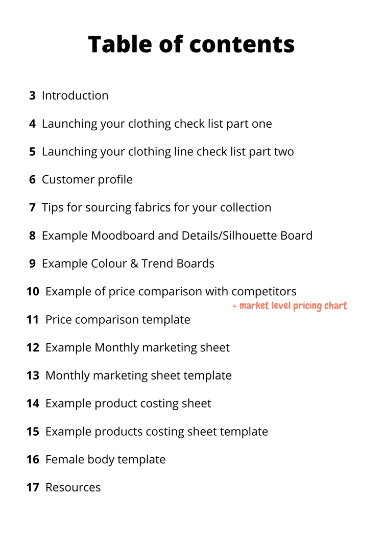 Launching Your Fashion Clothing Business Toolkit