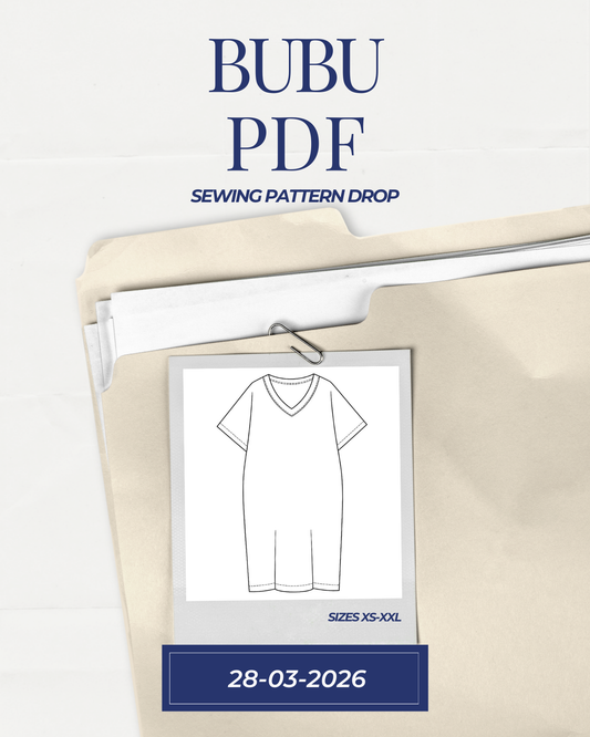 KIM DAVE BUBU/KAFTAN PDF SEWING PATTERNS SIZES XS-XXL