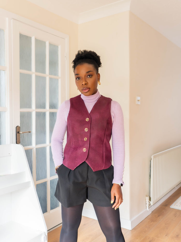 Kim Dave Waistcoat PDF Sewing Pattern U.K. 6 - 22