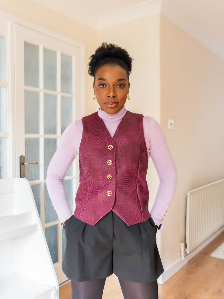 Kim Dave Waistcoat PDF Sewing Pattern U.K. 6 - 22