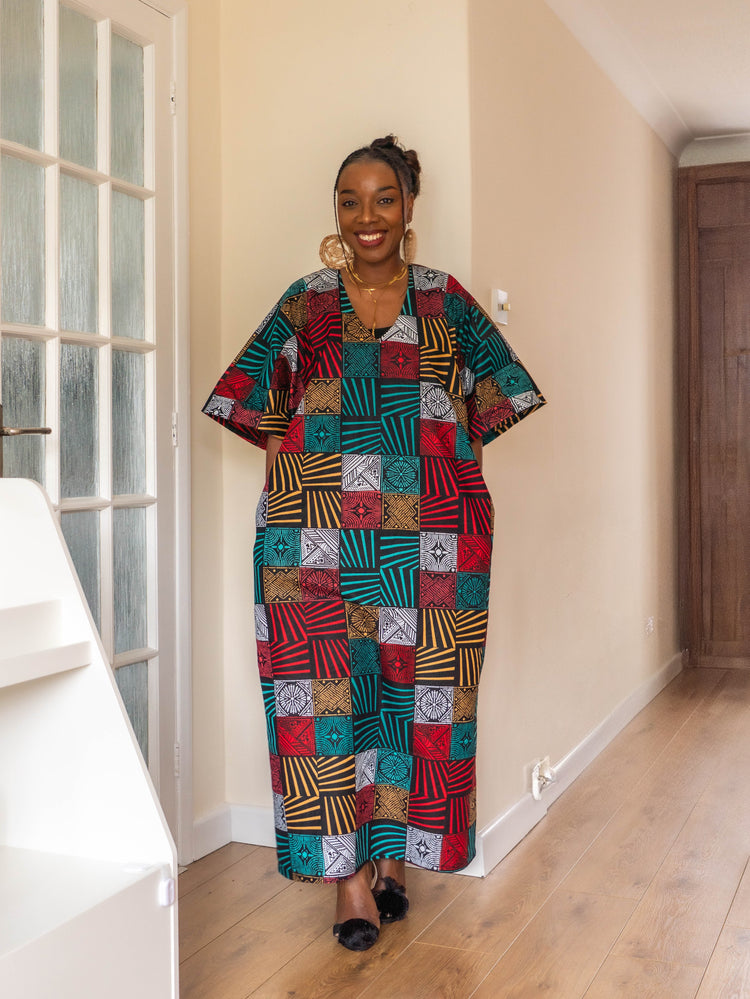 A0 Version - KIM DAVE BUBU/KAFTAN PDF SEWING PATTERNS SIZES XS-XXL